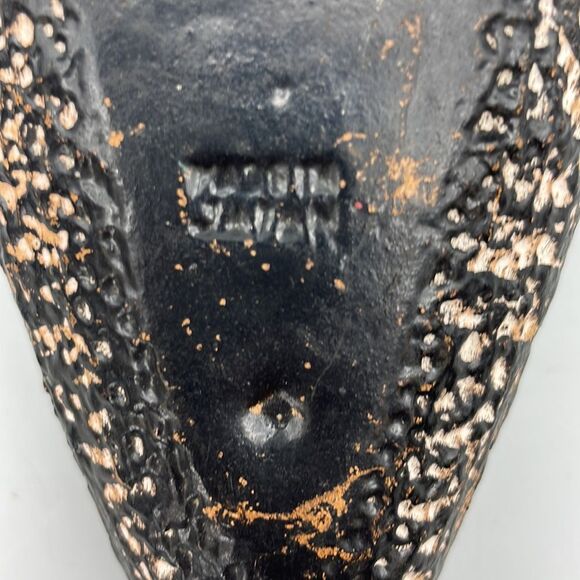 Vintage Japan Tokanabe Ceramic Floral Wall Hanging Plaque Pocket Art Deco - Picture 5 of 11